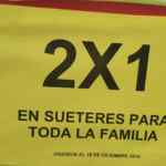 En Soriana 2x1 en todos los suéteres del 17 al 19 de diciembre