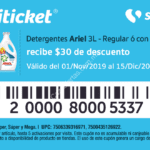 Nuevos Cupones Soriticket Diciembre 2019