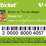 Nuevos Cupones Soriticket Diciembre 2019