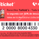 Nuevos Cupones Soriticket Diciembre 2019