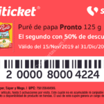 Nuevos Cupones Soriticket Diciembre 2019