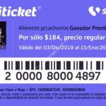 Nuevos Cupones Soriticket Diciembre 2019