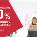 Promoción Suburbia: Segundo a mitad de precio en toda la ropa invernal