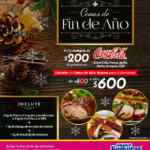 Promoción Super Kompras Cenas Navideñas 2019: cena de fin de año para 8 personas a $600 pesos