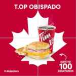 Promoción apertura Tim Hortons sucursal T.OP Obispado: Desayuno gratis para las primeras 100 personas