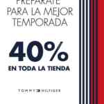 En Tommy Hilfiger 40% de descuento en toda la tienda del 12 al 15 de diciembre