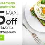 Código Uber Eats de $75 de descuento en desayunos este fin de semana