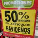 En Soriana artículos navideños a mitad de precio