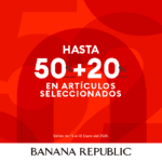 Últimas Rebajas Banana Republic: Hasta 50% de descuento + 20% adicional a lo ya rebajado