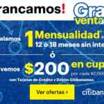 Best Buy Venta Azul: 1 mes de bonificación o $200 en cupones por cada $2,000 con tarjetas Citi Banamex
