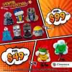 En Cinemex liquidación de promocionales de películas a $99 pesos