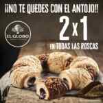 En El Globo 2x1 en todas las roscas de reyes