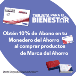 Promoción Farmacias del Ahorro tarjeta del Bienestar: 10% de bonificación en monedero en medicamentos marca propia