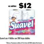 En Farmacias Farmapronto papel de baño Suavel 4 rollos a $12 pesos