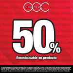 Promoción GOC Make Up: 50% reembolsable en producto durante enero 2020