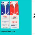 En HEB 2 litros de leche entera o semi descremada por $30 pesos