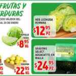 Ofertas HEB 7 Días de frutas y verduras del 14 al 20 de enero 2020
