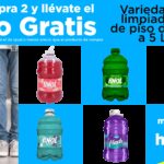 Promoción HEB de 3x2 en limpiadores y 2x1 en yogurt de coco artesanal