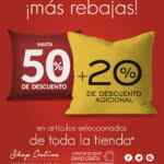 Segundas Rebajas Home Store de hasta 50% de descuento + 20% adicional en artículos seleccionados