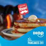 Promoción IHop de 2x1 en pancakes en pedidos a través de Rappi