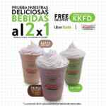 2x1 en bebidas en Krispy Kreme pidiendo por Uber Eats hoy jueves