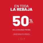 Promoción LOB: Segundo a mitad de precio en artículos ya rebajados