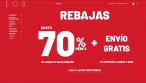 Terceras Rebajas LOB: Ahora hasta 70% de descuento