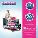 Liverpool Terceras Rebajas Gran Barata de Invierno 2020: hasta 25% de descuento + 20 MSI en electrónica, hogar y muebles