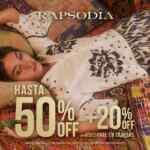 Rapsodia segundas rebajas 2020: hasta 50% de descuento + 20% adicional