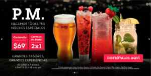 Promoción Red Lobster PM After Office 2020: 2x1 en cervezas de barril y tragos a $69 después de las 6pm