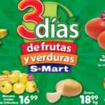 Ofertas S-Mart 3 Días de frutas y verduras del 14 al 16 de enero 2020
