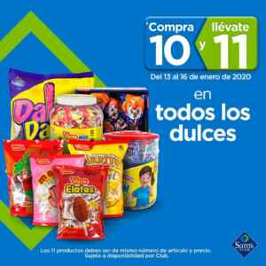 Promoción Sams Club de 11x10 del 13 al 16 de enero