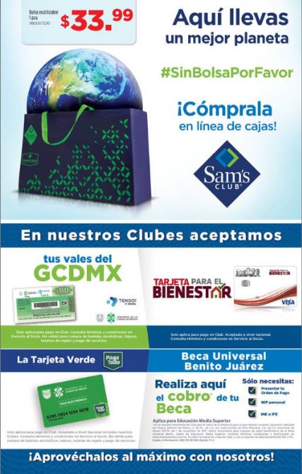 Folleto cuponera Sams Club del 2 al 21 de enero 2020