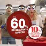 Sears Terceras Rebajas Wow: Hasta 60% de descuento directo