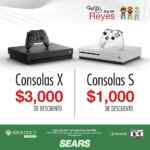 Promoción de Reyes Magos Sears: hasta $3,000 de descuento en consolas Xbox One