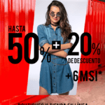 Segundas Rebajas Sexy Jeans de hasta 50% de descuento + 20% adicional + 6 MSI