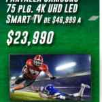 Ofertas Soriana Super Bowl 2020: Pantalla Samsung de 75" 4K de $46,999 a $23,990 y muchas ofertas más