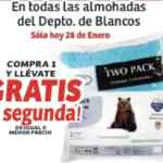 Promoción Soriana de 2x1 en todas las almohadas del departamento de blancos