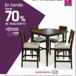 Liquidación Suburbia: Hasta 70% de descuento en muebles