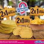 Promociones Super Kompras Año Nuevo: 2x1 en kilo de tortillas, charolas de sopes y bolsas de totopos