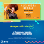 Super Miércoles de Super Boletos: 2x1 en boletos para conciertos y espectáculos