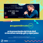 Super Miércoles de Super Boletos: 2x1 en boletos para conciertos y espectáculos