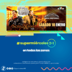 Super Miércoles de 2x1 en Superboletos 15 de enero: 2x1 en boletos a conciertos y shows