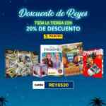 Código Panini Reyes Magos de 20% de descuento en toda la tienda