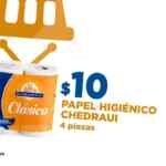 En Chedraui papel higiénico 4 rollos a sólo $10 y detergente en polvo 900g a $14.90