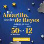 Días Amarillos Palacio de Hierro Noche de Reyes domingo 5 de enero 2020