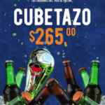 Promoción Cubetazo Tizoncito: 10 cervezas a elegir por $265