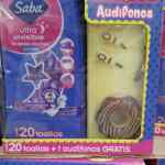 Promoción Saba de audífonos Gratis en empaques marcados Saba Buenas Noches