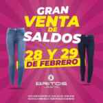 Venta de Saldos Britos Jeans: pantalones de mezclilla desde $100 pesos