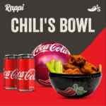 Promoción Chilis Bowl: 20 boneless + 2 refrescos + 1 tazón por $340 en pedidos por Rappi